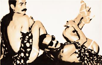 ANDY WARHOL (1928-1987) Victor Hugo (invitation to fashion designer Halstons drag party).
